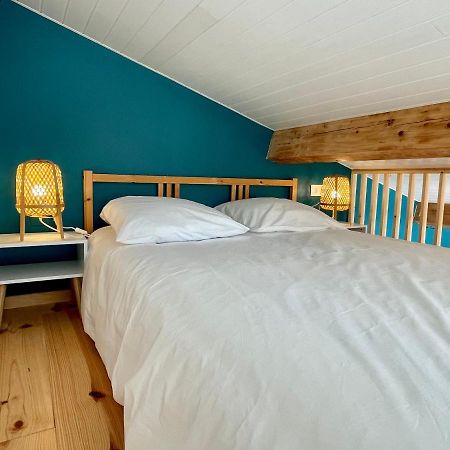 Annexe Des Pins - Studio Gite Avec Piscine & Climatisation Villeneuve-les-Beziers Bagian luar foto