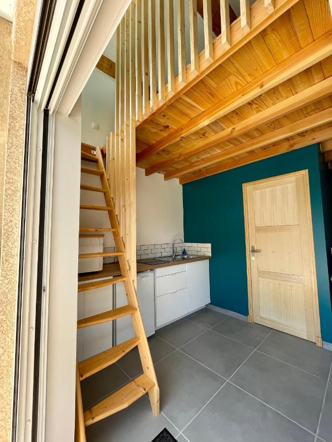 Annexe Des Pins - Studio Gite Avec Piscine & Climatisation Villeneuve-les-Beziers Bagian luar foto